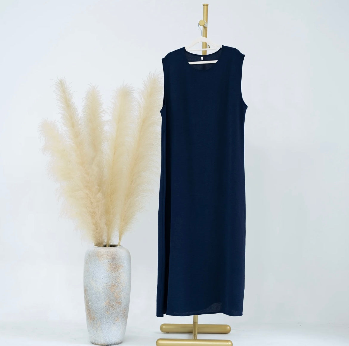 Azure 3 piece reversible abaya