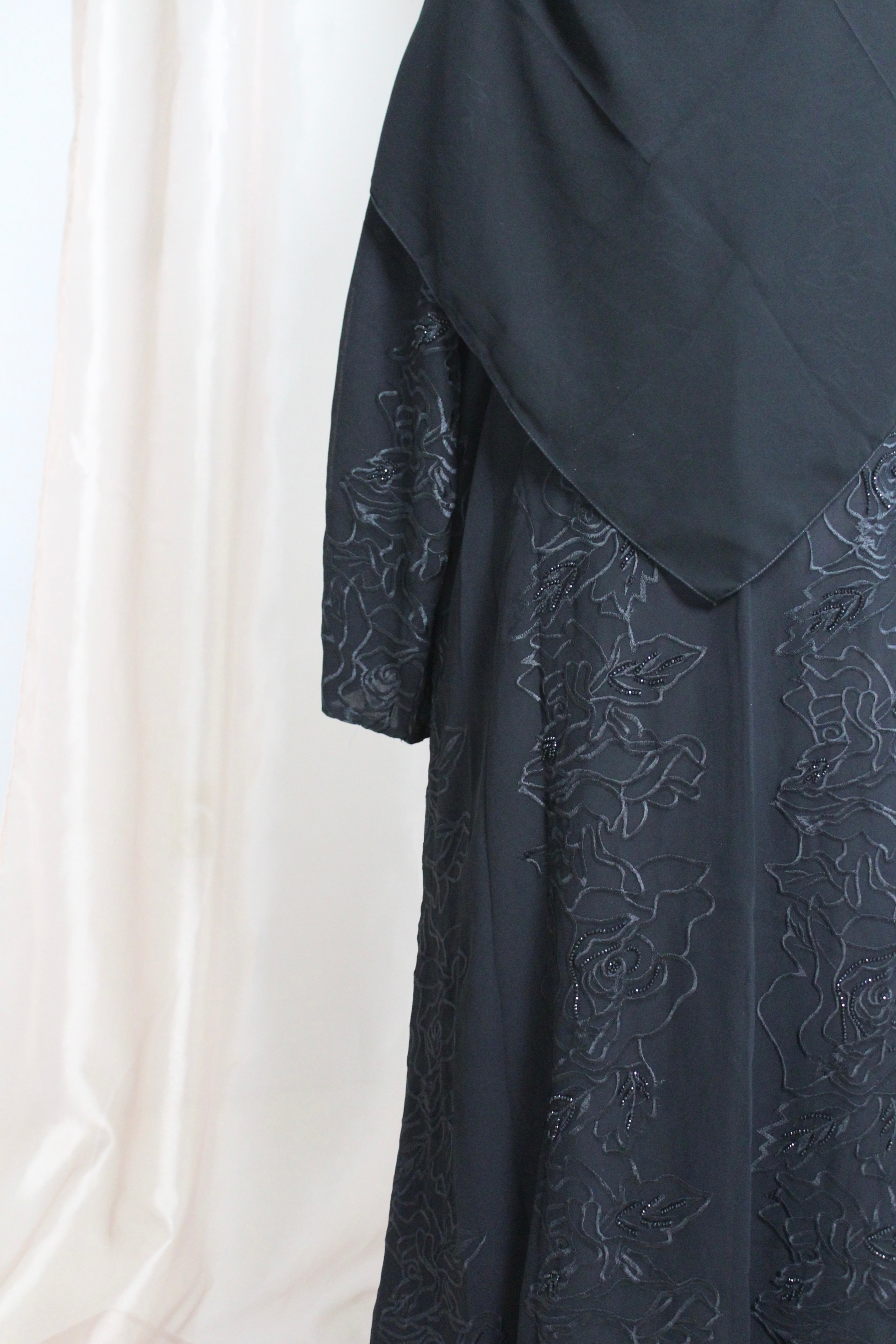 Luxury Black Limited Edition Chiffon Abaya