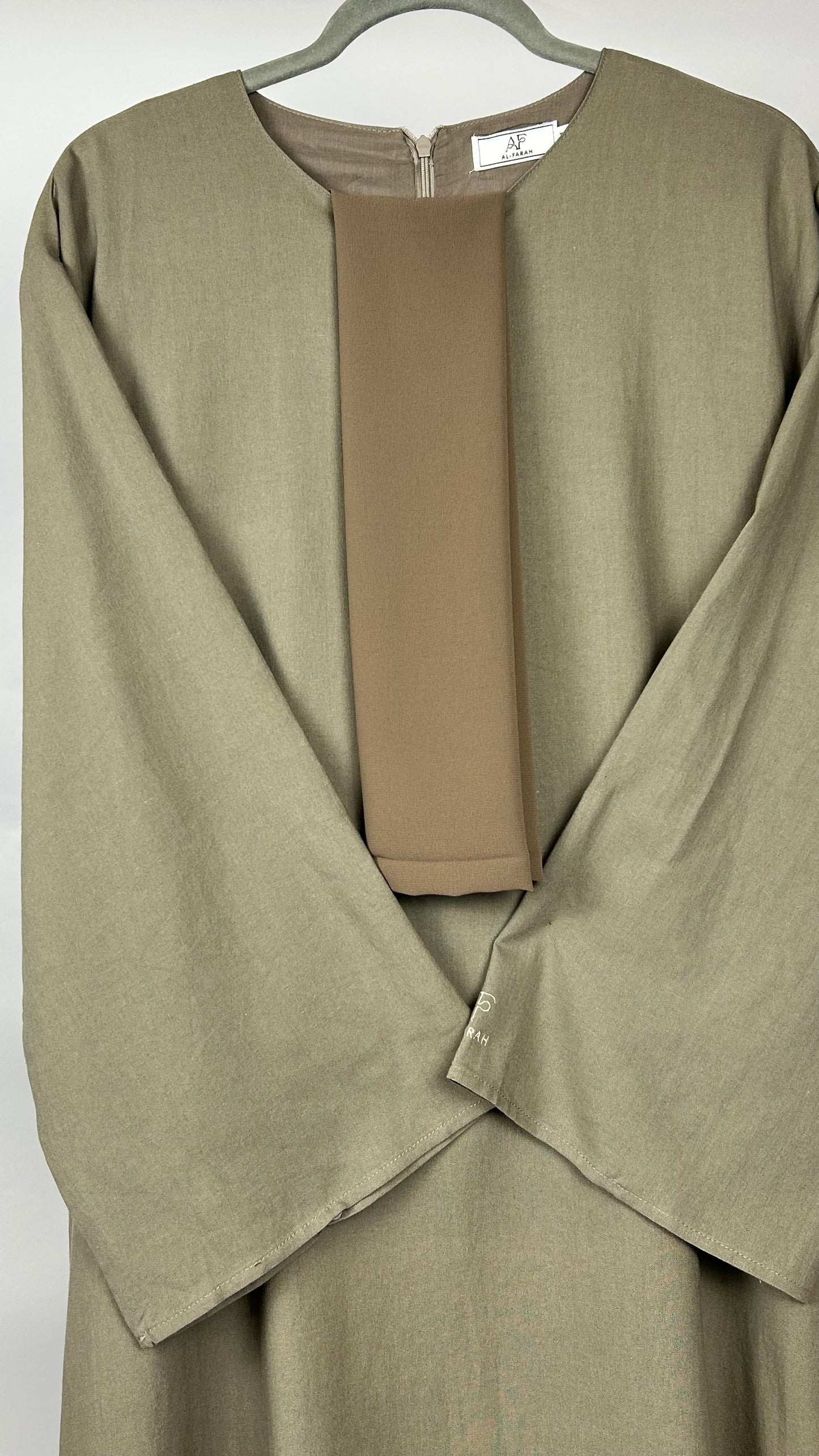 Khaki Abaya